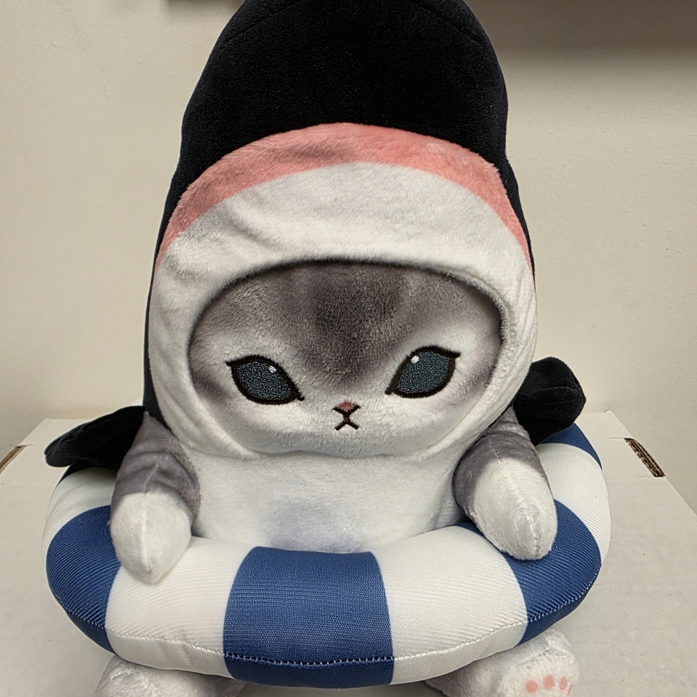 Mofusand Cat Dressed In Killer Whale